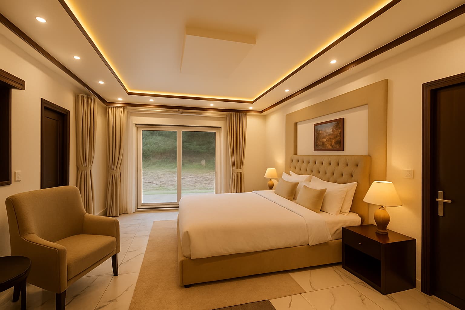 Belmont hotel room — warm and welcoming luxury stay Naran Valley